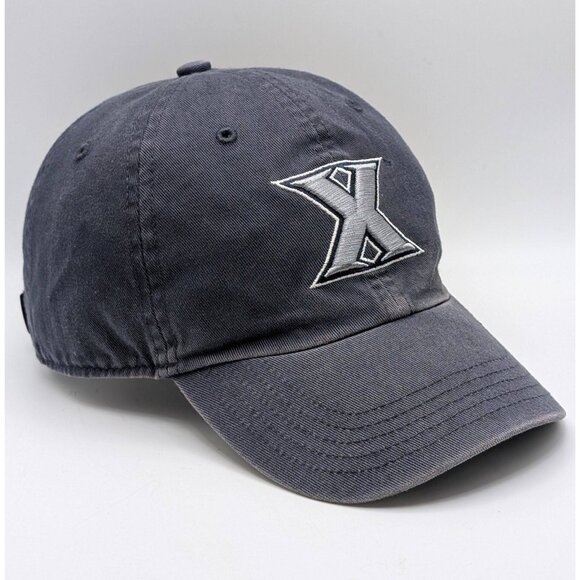 Vintage Xavier University Musketeers Hat Cap Big X Strap Back Twins Enterprise - Picture 1 of 5